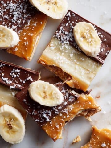 Chocolate Banana Bark with Peanut Butter and Sea Salt Recipe