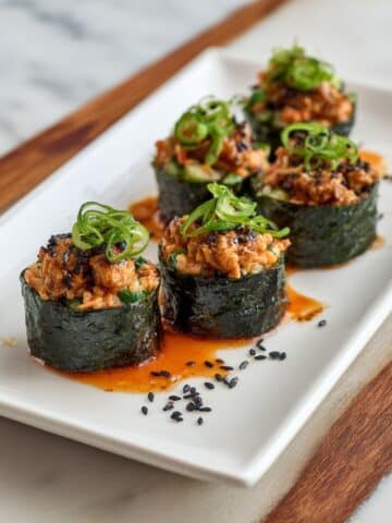 Spicy Baked Salmon Sushi Muffins Recipe