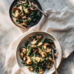 Mushroom Salad with Ginger Sesame Dressing Recipe