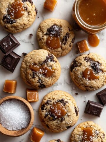 Caramel Chocolate Chip Cookies Recipe