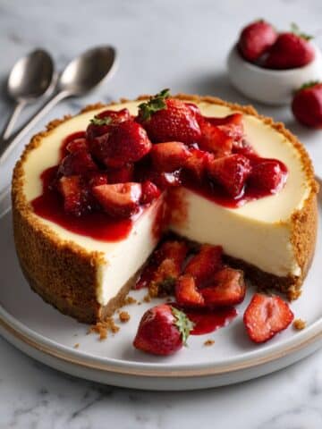 6-Inch Strawberry Lemon Cheesecake Recipe