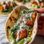 Caesar Chicken Smash Tacos Recipe