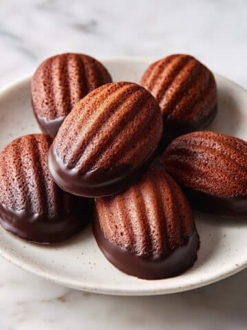 Chocolate Madeleines with Decadent Chocolate Shells Recipe
