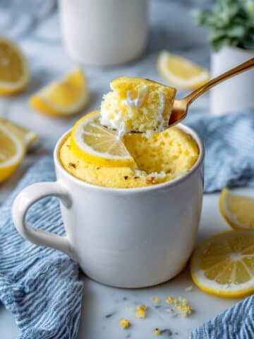 Lemon Mug Cake Recipe