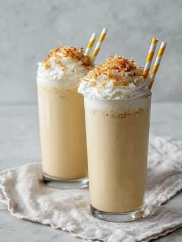 Thai Iced Coffee with Toasted Coconut and Whipped Cream Recipe