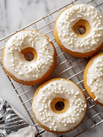 Baked Vanilla Donuts Recipe