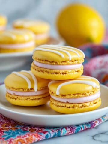 Lemon Macarons with Lemon Buttercream Filling Recipe