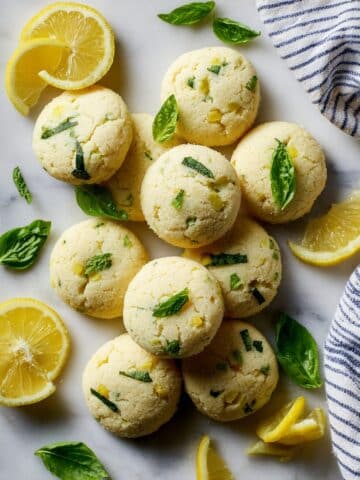 Lemon Basil Butter Cookies Recipe
