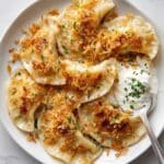Pierogi Ruskies - Polish Cheesy Potato Dumplings Recipe