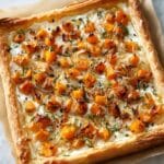 Pumpkin Ricotta Tart with Onion and Rosemary Recipe
