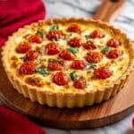 Cheese and Tomato Quiche Recipe
