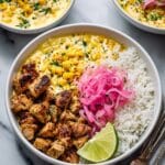 Street Corn Chicken Rice Bowls Recipe