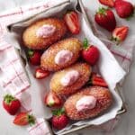 Strawberry Cream-Filled Doughnuts Recipe