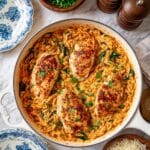 Creamy Orzo With Chicken Recipe