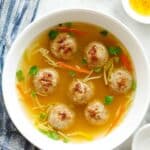 Thai Meatball Egg Drop Soup Recipe