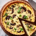 Leek and Mushroom Quiche Recipe