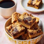 Prune Cherry Chocolate Walnut Tahini Bars Recipe