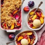 Spiced Plum Crisp Recipe
