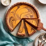 Marbled Chocolate Pumpkin Cheesecake Recipe