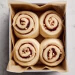 Raspberry Almond Pinwheels Recipe