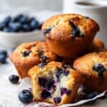 Blueberry Banana Muffins with Sour Cream Recipe