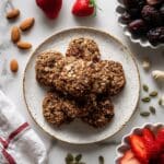 Healthy Breakfast Cookies with Bananas, Prunes, and Nuts Recipe
