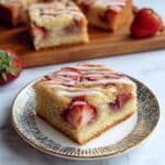Plum Yeast Cake with Lemon Glaze Recipe