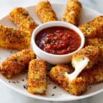 Baked Mozzarella Sticks Recipe