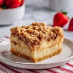 Strawberry Rhubarb Coffee Cake Recipe