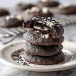 Black Sesame Cookies with White Chocolate Chips Recipe