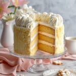 Korean Sweet Potato Cake with Whipped Cream Recipe