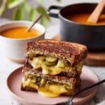 Tomato Hatch Chile Soup with Hatch Chile Grilled Cheese Recipe