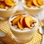 Buttermilk Panna Cotta with Brûléed Nectarines Recipe