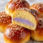 Sweet Taro Buns (Baked) Recipe