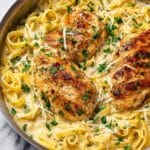30-Minute Creamy Chicken Lazone with Fettuccine Recipe