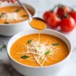 Easy Creamy Tomato Bisque Soup Recipe
