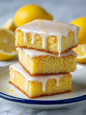 Best Lemon Brownies Recipe (With Lemony Glaze) Recipe