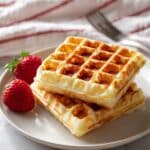 Perfectly Crispy & Chewy Mochi Waffles Recipe