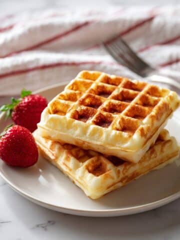 Perfectly Crispy & Chewy Mochi Waffles Recipe