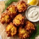 Cheesy Chicken Fritters Recipe
