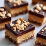Date Snickers Chocolate Peanut Butter Bars Recipe